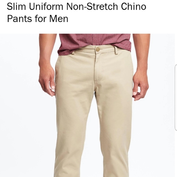 Old Navy Slim Uniform Non-Stretch Chino Pants - Picture 5 of 8